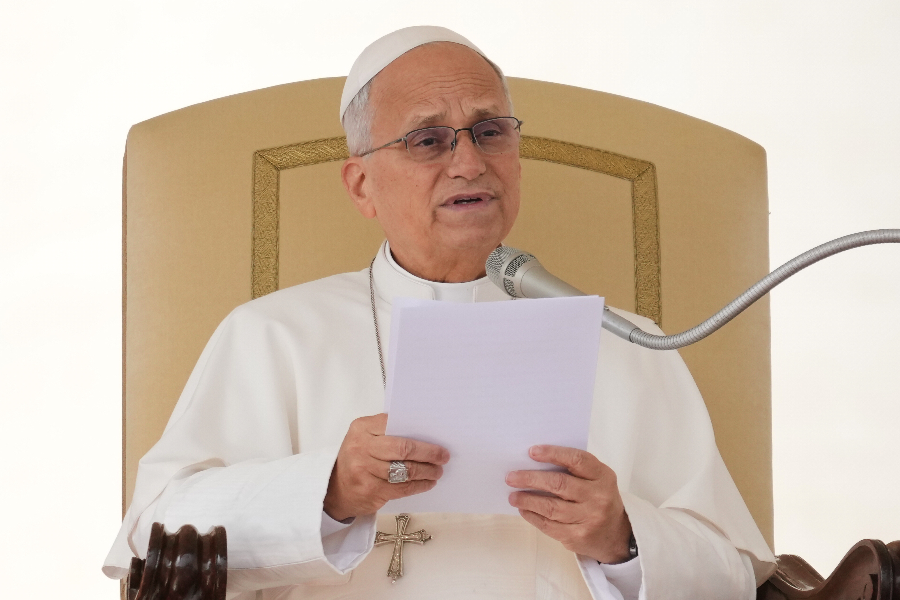 Pope's Back Pope says 'most urgent' challenge facing AI race is need for ...