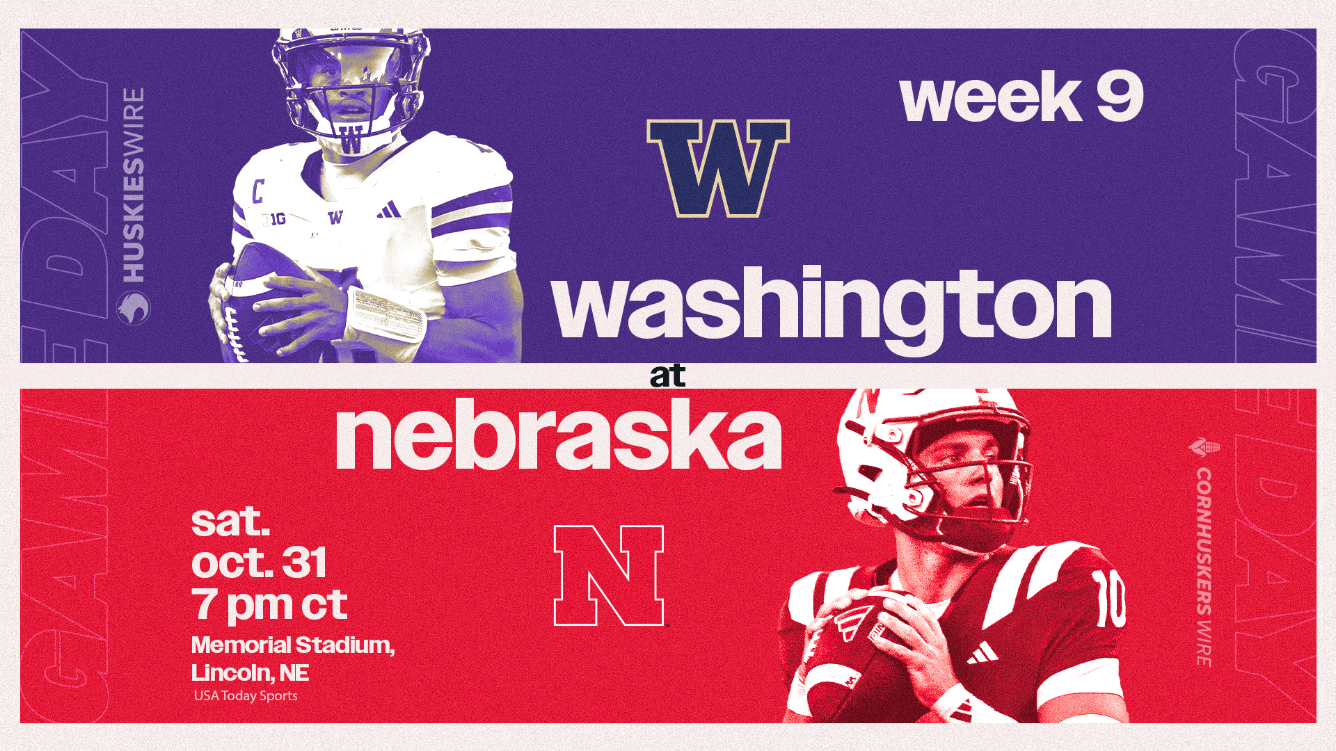 How to watch Nebraska football vs. Washington: Time, TV channel