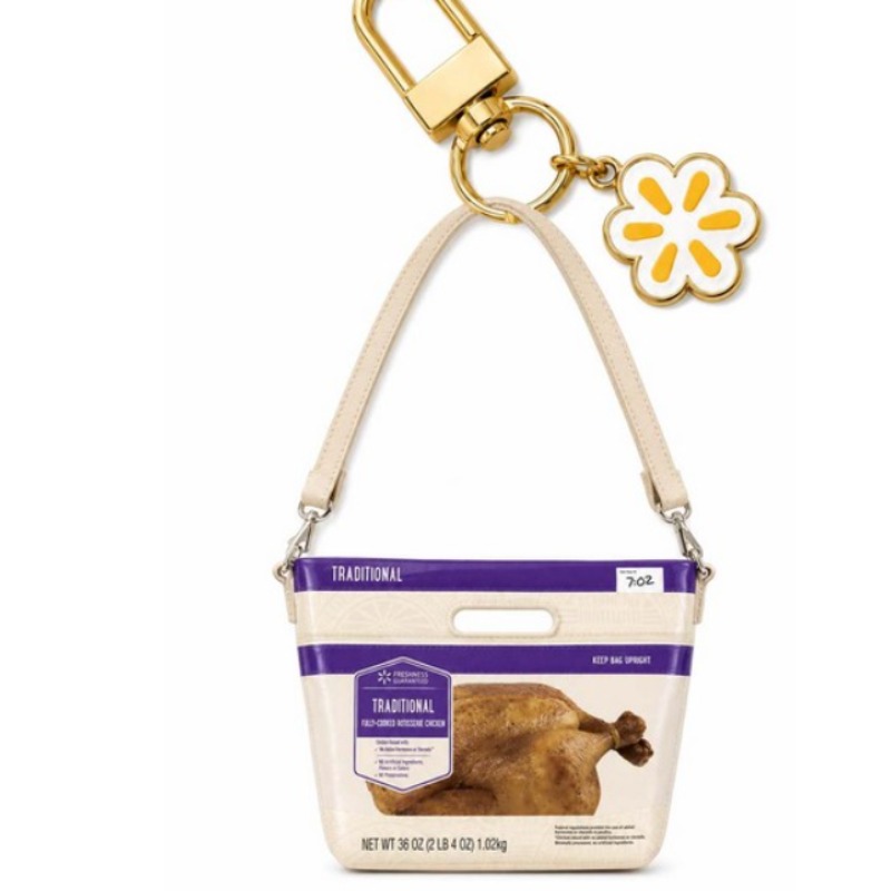 Traditional Rotisserie Chicken Purse Replica Bag Charm