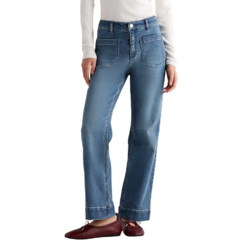 French Terry Wide Leg Pants