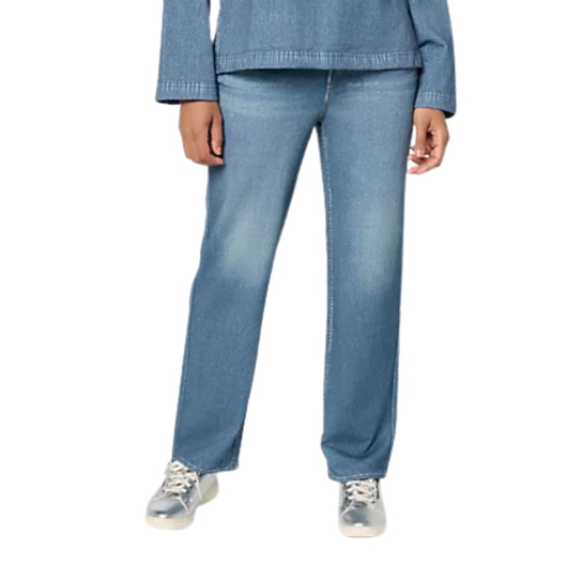 AnyBody Denim Effect French Terry Sweatpant Jean