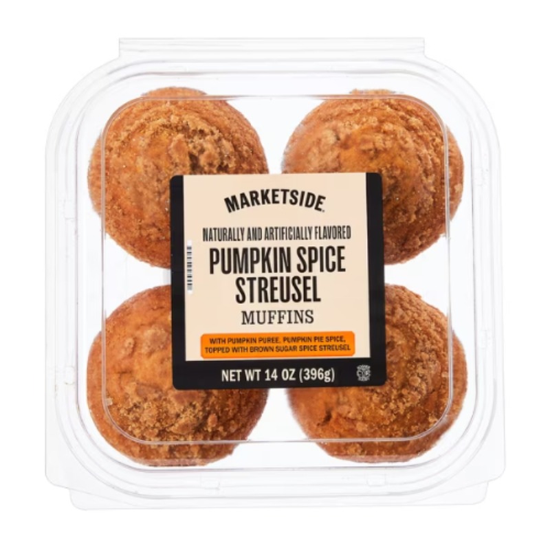 Marketside Moist Pumpkin Spice Streusel Muffins